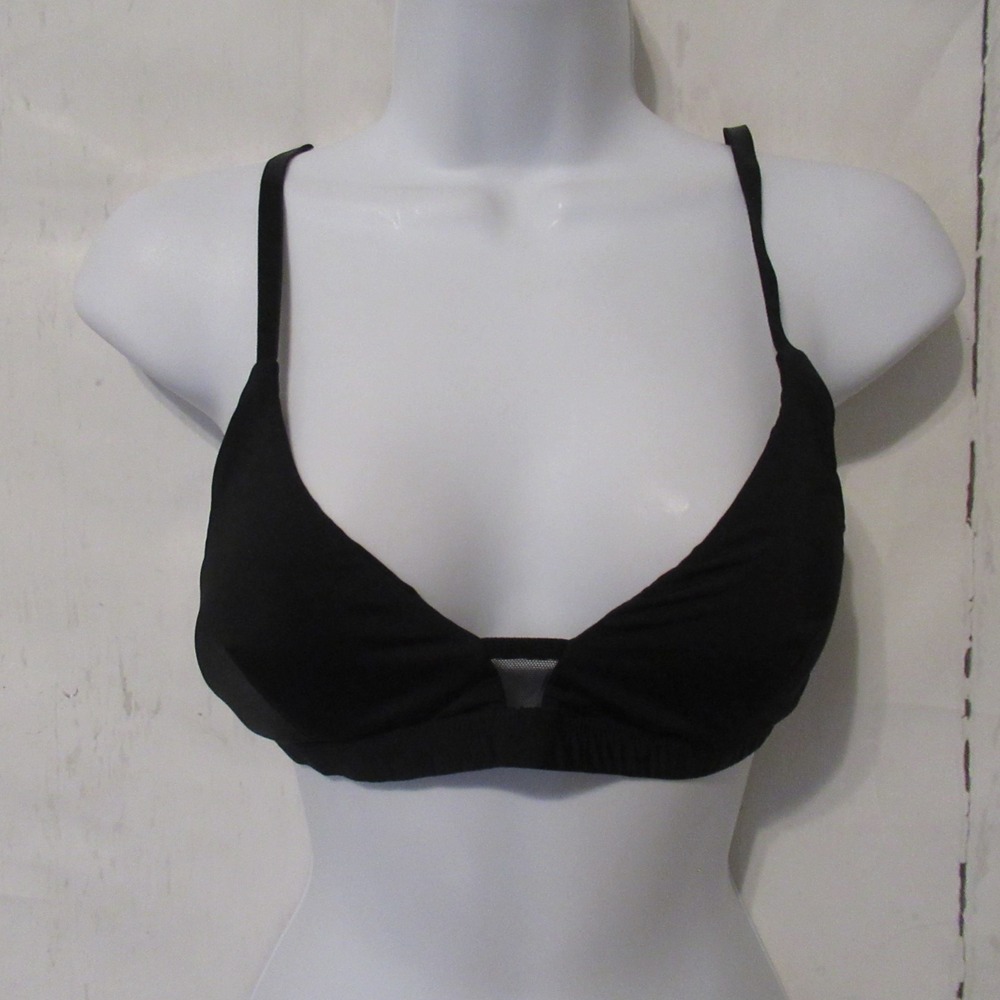 Pepper Bra M Black Wirefree Scoop Wireless Back Closure